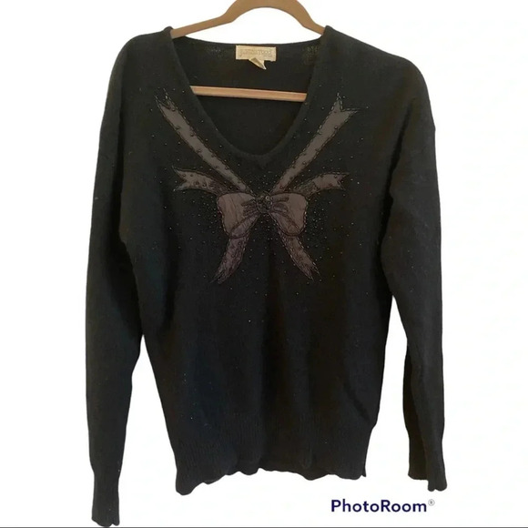 Justine Todd Vintage Wool Angora Sweater - Picture 1 of 4